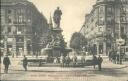 Zürich - Bahnhofplatz - Alfred Escher Denkmal - Postkarte