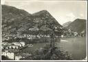 Lugano e Monte Bre - Foto-AK Grossformat