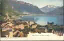 Postkarte - Montreux et la Dent du Midi ca. 1900