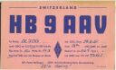 QSL - Funkkarte - HB9AAV