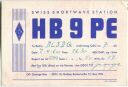 QSL - Funkkarte - HB9PE