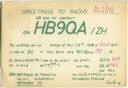 QSL - Funkkarte - HB9QA