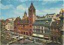 Basel - Rathaus und Marktplatz - AK Grossformat