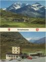 Simplon - Passhöhe - Hotel Monte Leone Familie A. Bieler - AK Grossformat