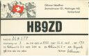 QSL - QTH - Funkkarte - HB9ZD - Wettingen