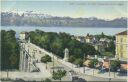 Postkarte - Lausanne - Le Pont Chauderon et les Alpes