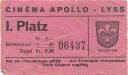 Cinema Apollo Lyss - I. Platz - Kinokarte