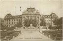 Bern - Universität mit Hallerdenkmal - Foto-AK