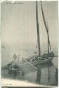 Postkarte - Ouchy - Viehtransport mit dem Boot 