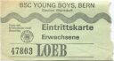 BSC Young Boys Bern - Stadion Wankdorf - Eintrittskarte