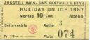 Bern - Ausstellungs- und Festhalle - Holiday on Ice 1967 - Eintrittskarte