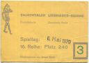 Hasle - Emmentaler Liebhaber-Bühne - Eintrittskarte 1970