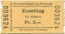 Laufenburg - Schwimmbad - Zuschlag für Kabine