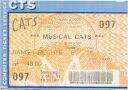 Zürich - Musical Theater Zürich - Musical Cats - Eintrittskarte