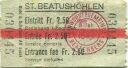Beatenberg - St. Beatushöhlen - Eintrittskarte