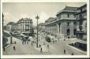 Geneve - Rue du Mont Blanc - Strassenbahn - Foto-AK