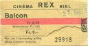 Biel - Cinema Rex - Kinokarte