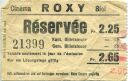 Biel - Cinema Roxy - Kinokarte