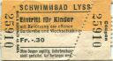 Lyss - Schwimmbad - Eintritt Kinder