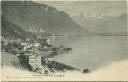 Postkarte - Territet et la Dent du Midi ca. 1900