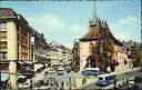 Lausanne - Place et l'eglise St-Francois - O-Bus