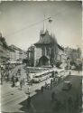 Lausanne - Place et Eglise St. Francois - O-Bus - Foto-AK