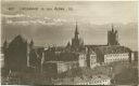Postkarte - Lausanne - les Alpes