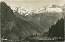 Kandersteg - Golltschenalp mit Blüemlisalp und Doldenhörner - Foto-AK