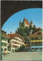 Thun - Blick aufs Schloss - AK Grossformat