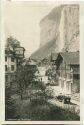 Lauterbrunnen - Staubbach - Foto-Ansichtskarte