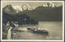 Beatenbucht am Thunersee - Ausflugsdampfer Pilatus - Foto-AK