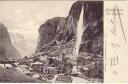 Ansichtskarte - Kanton Bern - Lauterbrunnen Staubbach