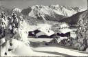 Davos-Wolfgang - Blick vom Weg nach Parsenn gegen Rhätikon - Foto-AK