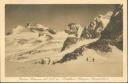 Postkarte - Cabane Britannia - Strahlhorn - Adlerpass - Rimpfischhorn