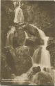 Postkarte - Wasserfall von der Kluse im Oeschinenthäli bei Kandersteg