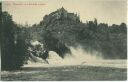 Postkarte - Rheinfall und Schloss Laufen