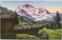 Postkarte - Jungfrau von der Wengeralp aus