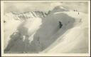 Jungfraubahn - Am Jungfraujoch - Gratwanderer - Foto-AK