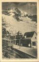 Fotokarte - Jungfraubahn - Station Eigergletscher - Mönch