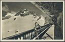 Jungfraujoch - Berghausgalerie mit Jungfrau - Foto-AK