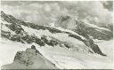 Jungfraujoch mit Observatorium - Fliegeraufnahme - Foto-AK 50er Jahre
