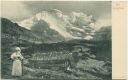 Postkarte - Die Jungfrau ca. 1900