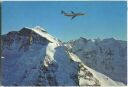 Postkarte - Jungfraujoch - Swissair - DC 9