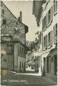 Postkarte - Laufenburg - links die Fluhgasse