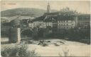 Postkarte - Laufenburg - Brücke und Stromschnellen
