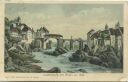 Postkarte - Laufenburg am Rhein um 1850