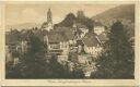Postkarte - Gross-Lauffenburg am Rhein mit Gasthof Pfauen