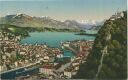 Postkarte - Luzern - Gütschbahn und Schlosshotel Gütsch
