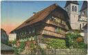 Postkarte - Luzern - Altes Haus bei der Hofkirche