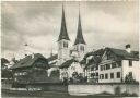 Luzern - Hofkirche - Foto-AK Grossformat